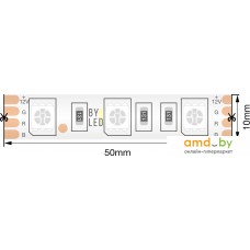 Светодиодная лента Byled BLS5050-60-12-14.4-RGB-65