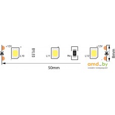 Светодиодная лента Byled BLS2835-60-12-4.8-W