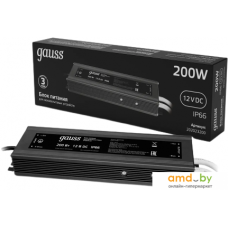 Блок питания Gauss 200W 12V IP66 202023200