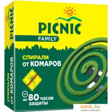 Спираль от насекомых Picnic от комаров Family 10 шт