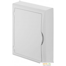 Бокс пластиковый Elektro-Plast Eco Box мультимед, TS35+1x МП перф.118x270mm, белая пласт. дверь, белый RAL9003, 434x354x105mm, IP40