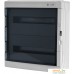 Бокс пластиковый Elektro-Plast GALANT 2x18M, N/PE 4x 10x16+10x10mm2, дымчатая пласт. дверь, светло-серый RAL7035, 464x432x160mm, IP65. Фото №1