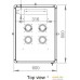 Шкаф телекоммуникационный Lande DYNAmic Basic LN-DB22U6080-BL-F 19