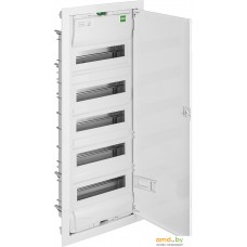 Бокс пластиковый Elektro-Plast MSF 5x12M (60M), N/PE 2x(2x25+20x16mm2+19x10mm2), мет. дверь, белый RAL9016, 853x358x97mm, IP30