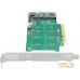 Адаптер для подключения M.2 накопителей Linkreal LRNV95N8 PCIe x8 to 2-Port M.2 NVMe Adapter. Фото №3