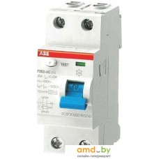 Устройство защитного отключения ABB F202 2P 25A 30mA 6kА 2М 2CSF202001R1250