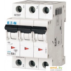 Выключатель автоматический Eaton PL6 3P 20А C 6кА 3M 286602