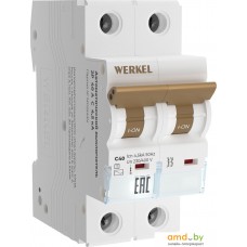 Выключатель автоматический Werkel 2P 40 A C 4.5 кА W902P404