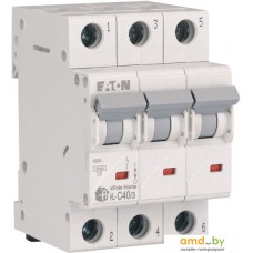 Выключатель автоматический Eaton HL-C403 3P 40A C 4.5кA 3M 194795