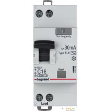 Дифференциальный автомат Legrand RX3 1P+N C 16А 30мА 6кА 2М AC 419399