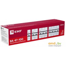 Выключатель автоматический EKF Basic ВА 47-100 3P 63A (C) 10kA mcb47100-3-63C-bas