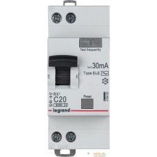 Дифференциальный автомат Legrand RX3 1P+N C 20А 30мА 6кА 2М AC 419400