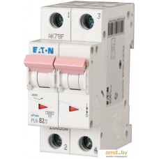 Выключатель автоматический Eaton PL6 2P 2А С 6кА 2M 286562