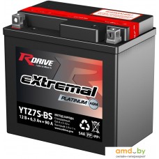 Мотоциклетный аккумулятор RDrive eXtremal Platinum YTZ7S-BS (6.3 А·ч)