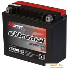 Мотоциклетный аккумулятор RDrive eXtremal Silver YTX20L-BS (18.9 А·ч)