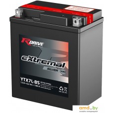 Мотоциклетный аккумулятор RDrive eXtremal Silver YTX7L-BS (6.3 А·ч)