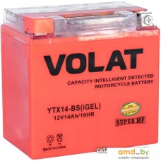 Мотоциклетный аккумулятор VOLAT YTX14-BS(iGEL) (14 А·ч)