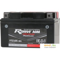 Мотоциклетный аккумулятор RDrive eXtremal Platinum YTZ10S-BS (9.1 А·ч)