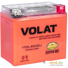 Мотоциклетный аккумулятор VOLAT YTX5L-BS(iGEL) (5 А·ч)