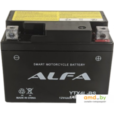 Мотоциклетный аккумулятор ALFA YTX4L-BS (4 А·ч)