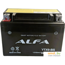 Мотоциклетный аккумулятор ALFA YTX9-BS (9 А·ч)