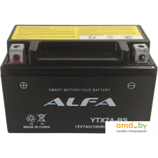 Мотоциклетный аккумулятор ALFA YTX7A-BS (7 А·ч)