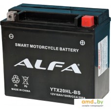 Мотоциклетный аккумулятор ALFA YTX20HL-BS (18 А·ч)