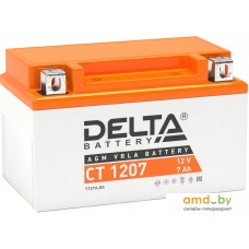 Мотоциклетный аккумулятор Delta CT 1207 (7 А·ч)