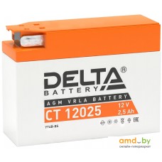 Мотоциклетный аккумулятор Delta CT 12025 (2.5 А·ч)