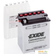 Мотоциклетный аккумулятор Exide 12N14-3A (14 А·ч)