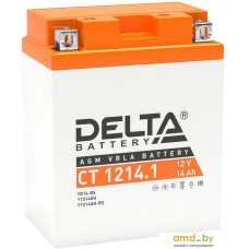 Мотоциклетный аккумулятор Delta CT 1214.1 (YB14-BS, YTX14AH, YTX14AH-BS) (14 А·ч)