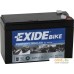 Мотоциклетный аккумулятор Exide AGM12-7F (7 А·ч). Фото №1