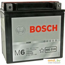 Мотоциклетный аккумулятор Bosch M6 YTX14-4/YTX14-BS 512 014 010 (12 А·ч)