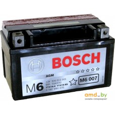 Мотоциклетный аккумулятор Bosch M6 YTX7A-4/YTX7A-BS 506 015 005 (6 А·ч)