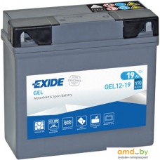 Мотоциклетный аккумулятор Exide GEL12-19 (19 А·ч)