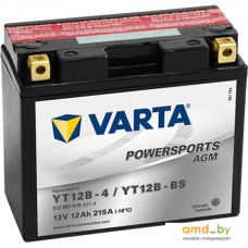 Мотоциклетный аккумулятор Varta Powersports AGM YT12B-B4/YT12B-BS 512 901 019 (12 А·ч)