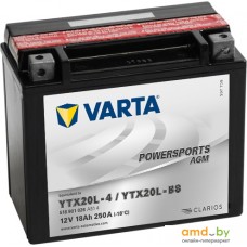 Мотоциклетный аккумулятор Varta Powersport AGM YTX20L-BS 518 901 026 (18 А·ч)