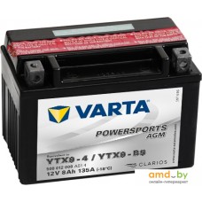 Мотоциклетный аккумулятор Varta Powersport AGM YTX9-BS 508 012 008 (8 А·ч)