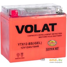 Мотоциклетный аккумулятор VOLAT YTX12-BS(iGEL) (12 А·ч)