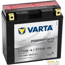 Мотоциклетный аккумулятор Varta Powersports AGM YT14B-BS 512 903 013 (13 А/ч)