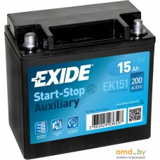 Мотоциклетный аккумулятор Exide EK151 (15 А·ч)