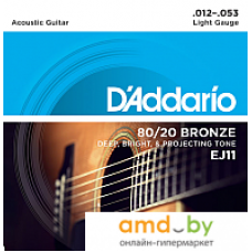 Струны для гитары D'Addario EJ11