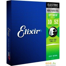 Струны для гитары Elixir Strings 19077 Optiweb 10-52