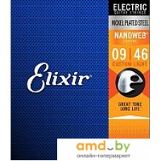 Струны для гитары Elixir Strings Nanoweb 12027 9-46