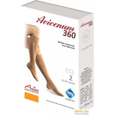 Гольфы компрессионные Aries Avicenum 360 с открытым носком 8001 (L, normal)