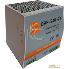 Блок питания на DIN-рейку КС DRP-240W-24V drp-240-24