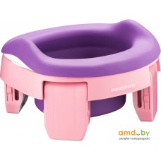 Дорожный горшок Roxy Kids HandyPotty 3 в 1 HP-255E (розовый/фиолетовый)