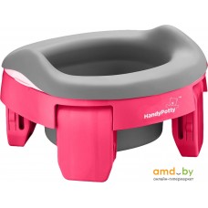 Дорожный горшок Roxy Kids HandyPotty 3 в 1 HP-255FG (фуксия/серый)