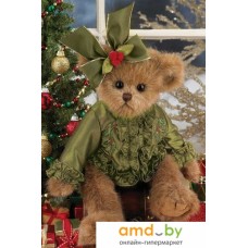 Классическая игрушка Bearington Мишка в зеленой рубашке с бантиком (36 см) [173180]