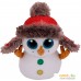 Классическая игрушка Ty Beanie Boos Снеговик Buttons 36219. Фото №1